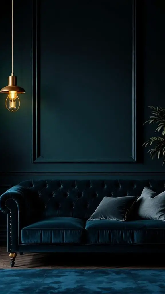 Apartment Dark Boho Living Room Ideas