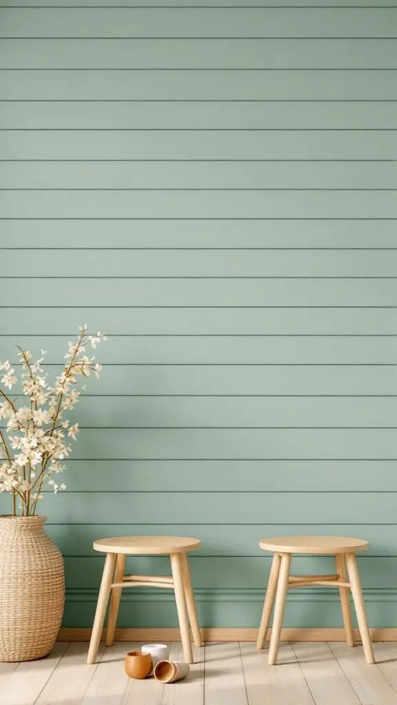 Half Wall In Warm Terracotta