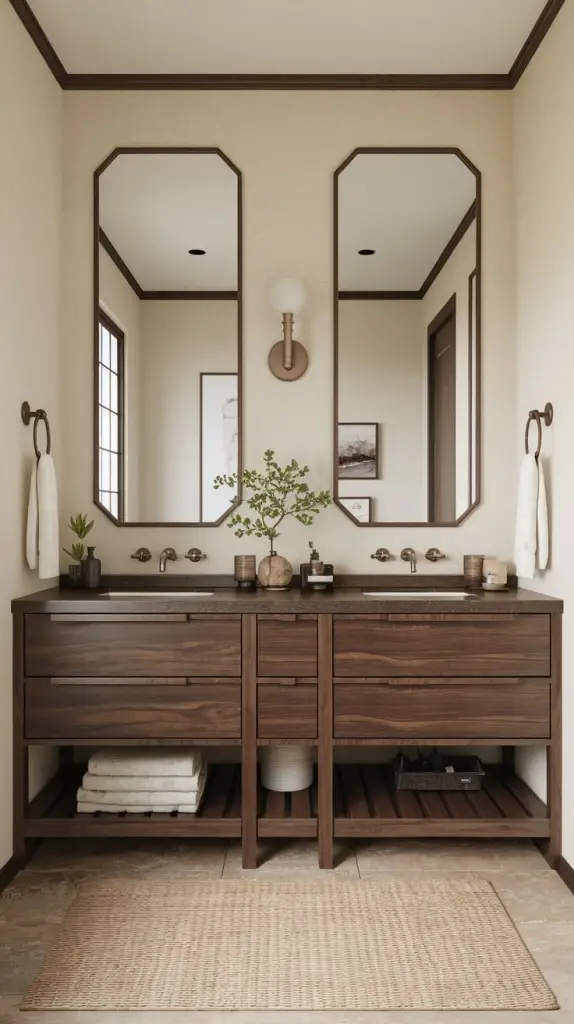 Japandi bathroom