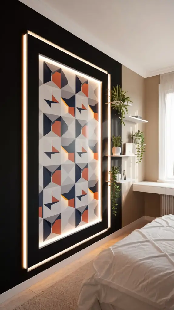 12 Striking Black Accent Wall Bedroom ideas