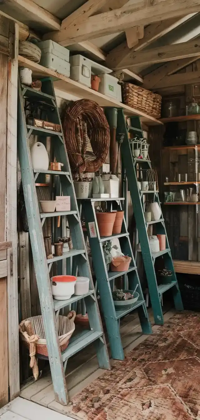Country Farmhouse Garden Shed Decorating