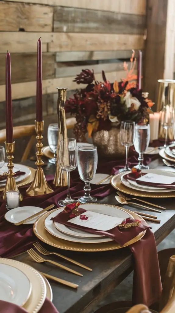 Fall Wedding Table