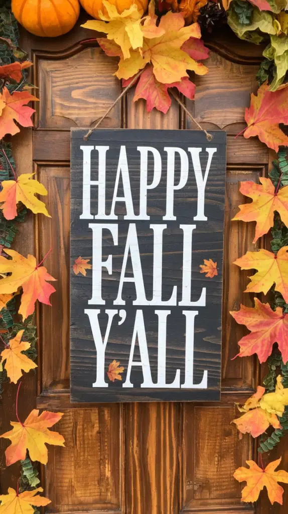 Wooden Fall Door Hanger