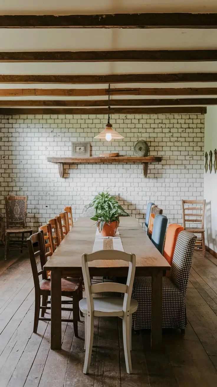 Charming Cottage Farmhouse Dining Room Decor Ideas