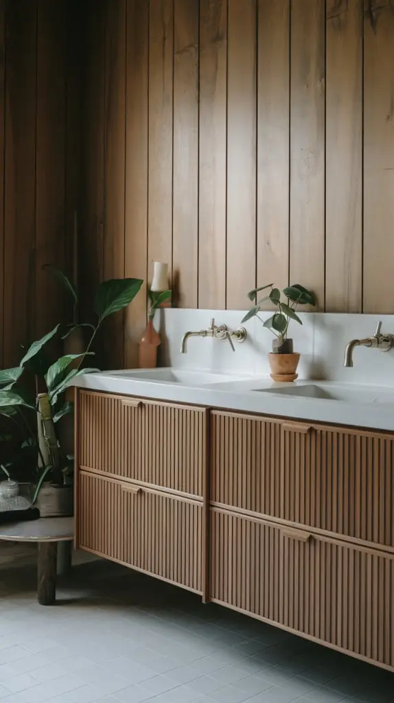 Japandi bathroom