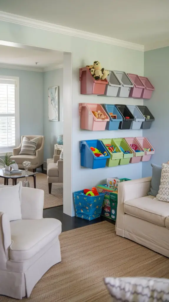 TOY Storage Ideas For Living Room