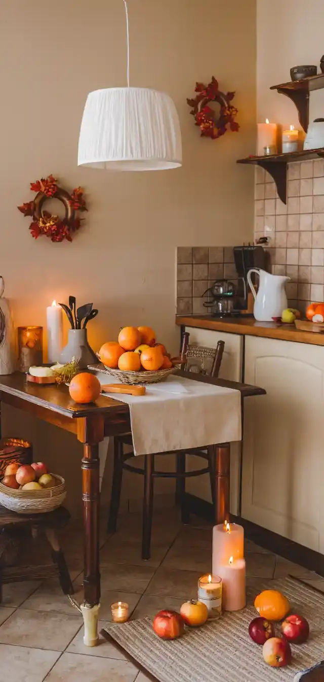Apartment Fall Kitchen Decor Ideas