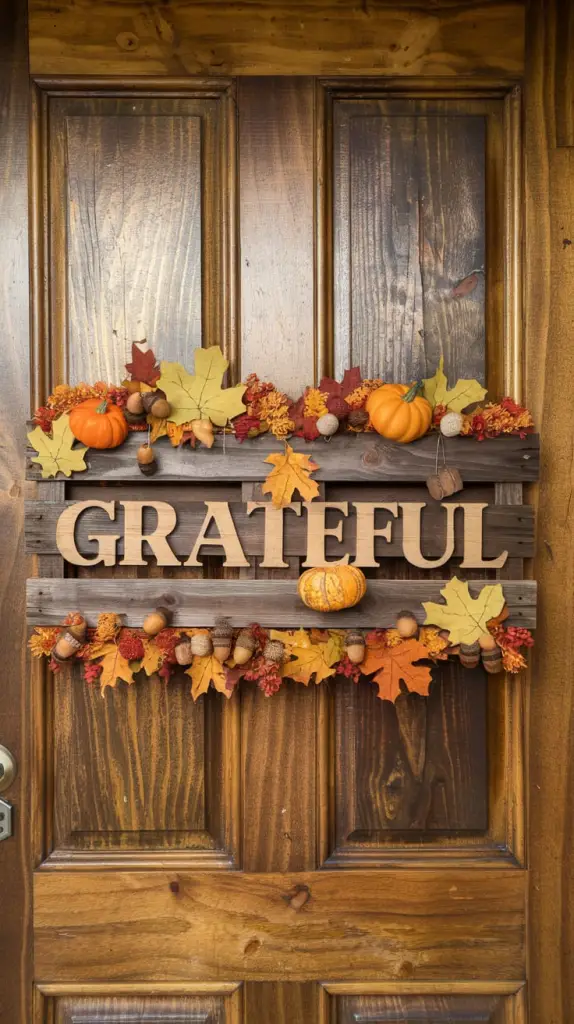 Wooden Fall Door Hanger