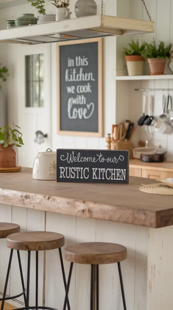 Farmhouse Kitchen Island Decor Ideas