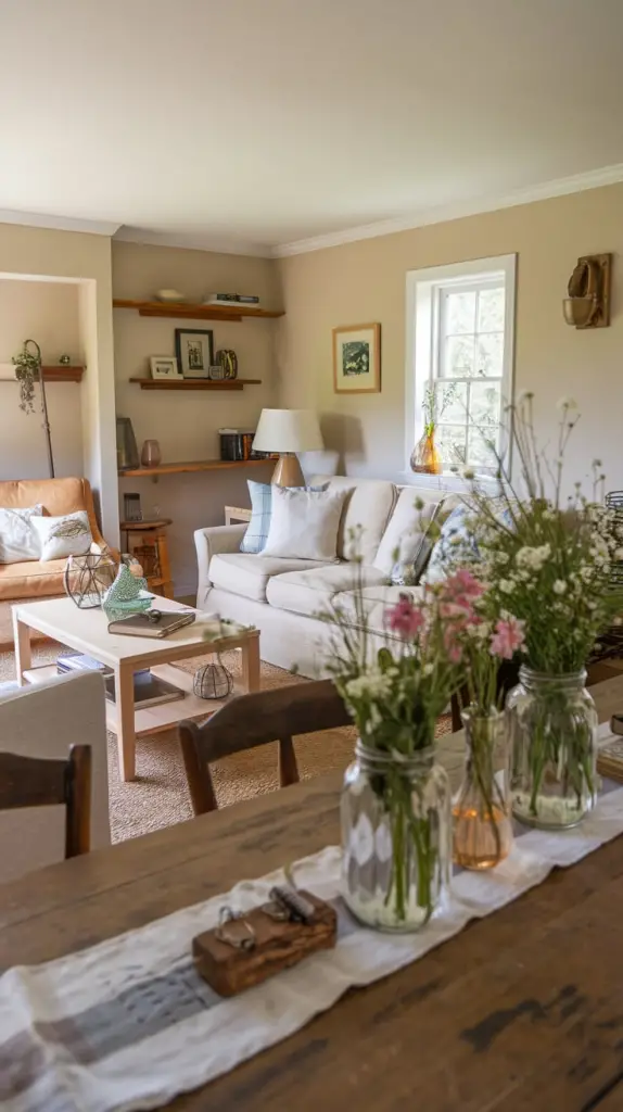 Country Cozy Cottage Living Room Ideas