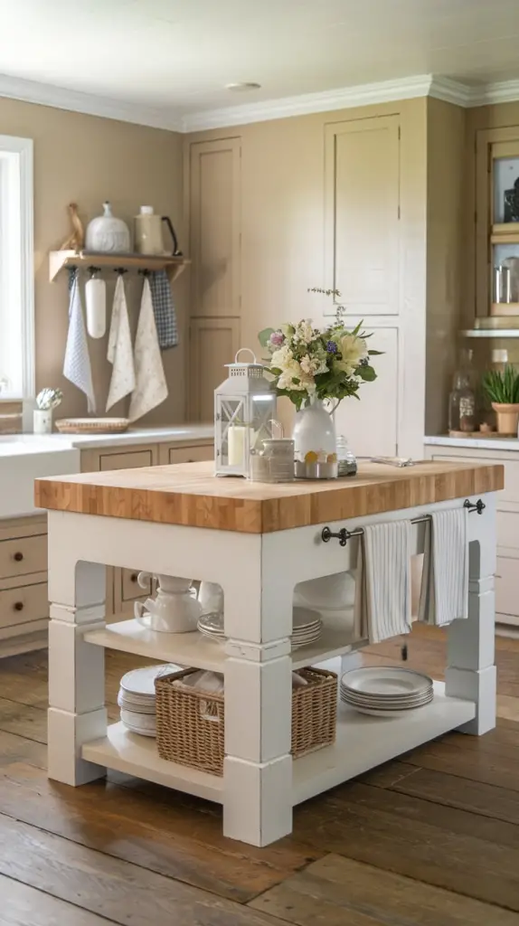 Farmhouse Kitchen Island Decor Ideas