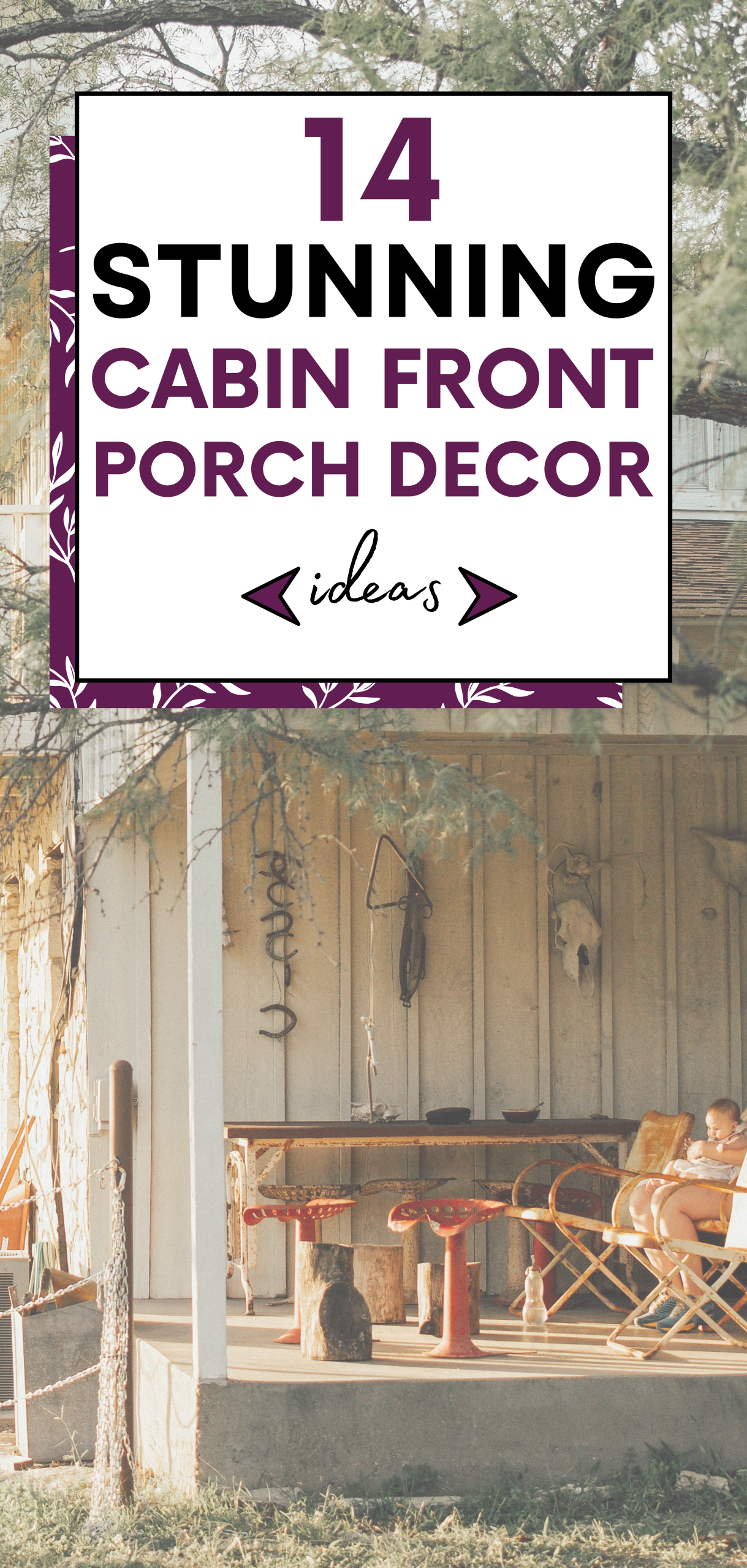 Cabin Front Porch