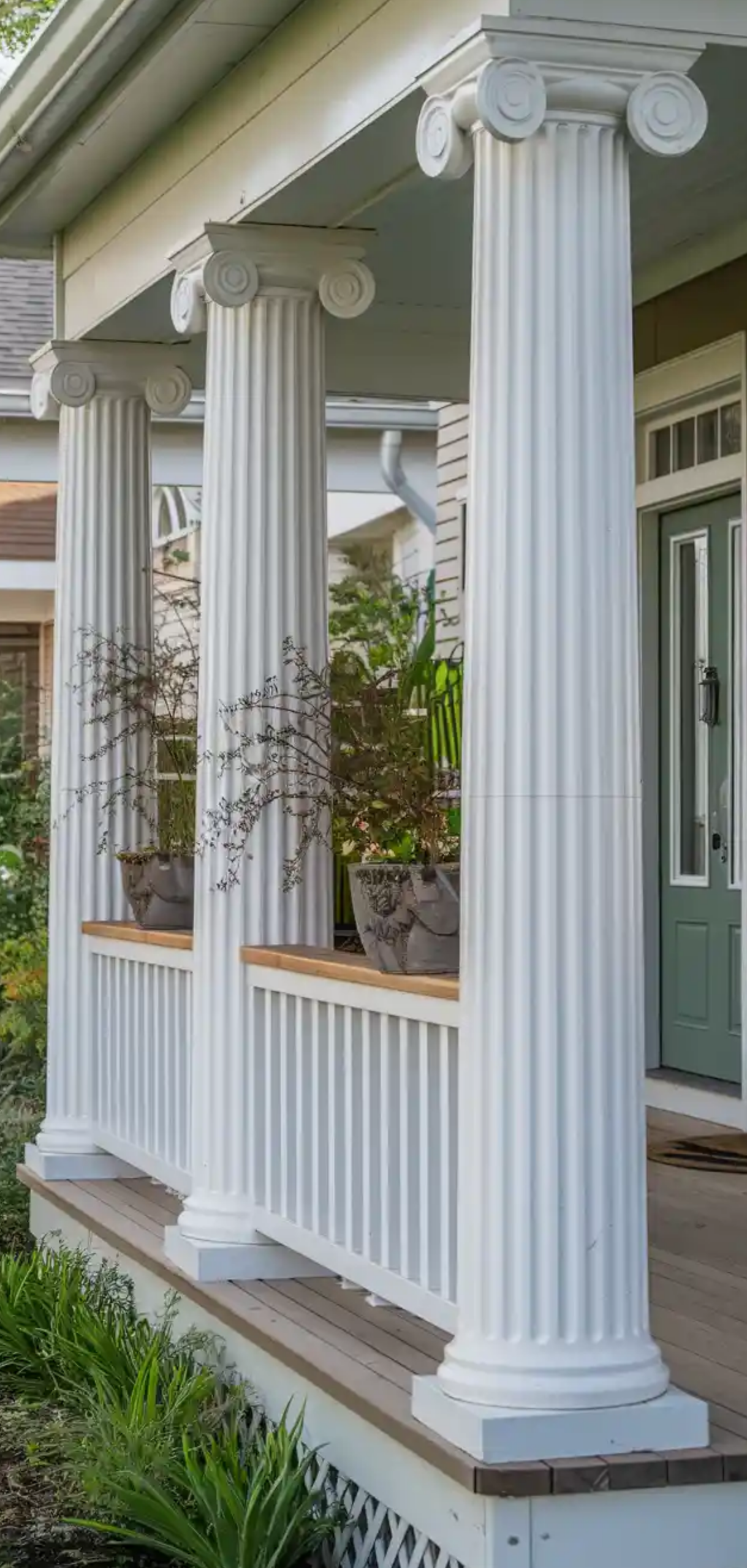 Front Porch Post Wrap Ideas