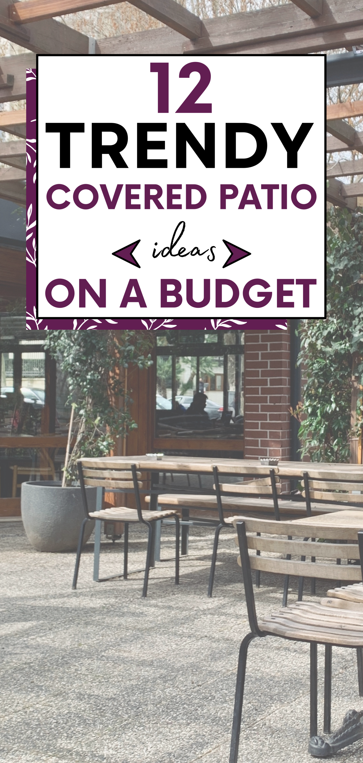 Covered Patio Ideas on a Budget