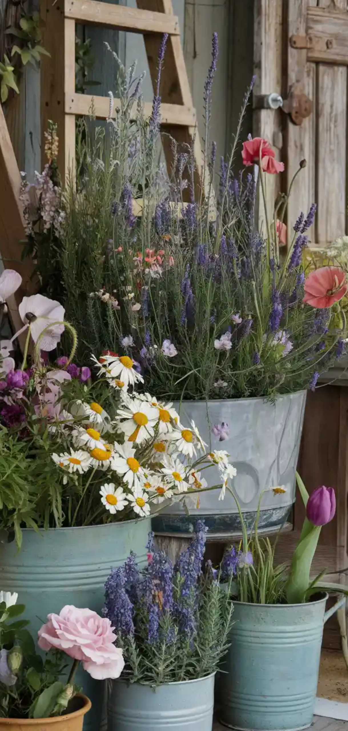 Floral-Filled Porch Garden Ideas