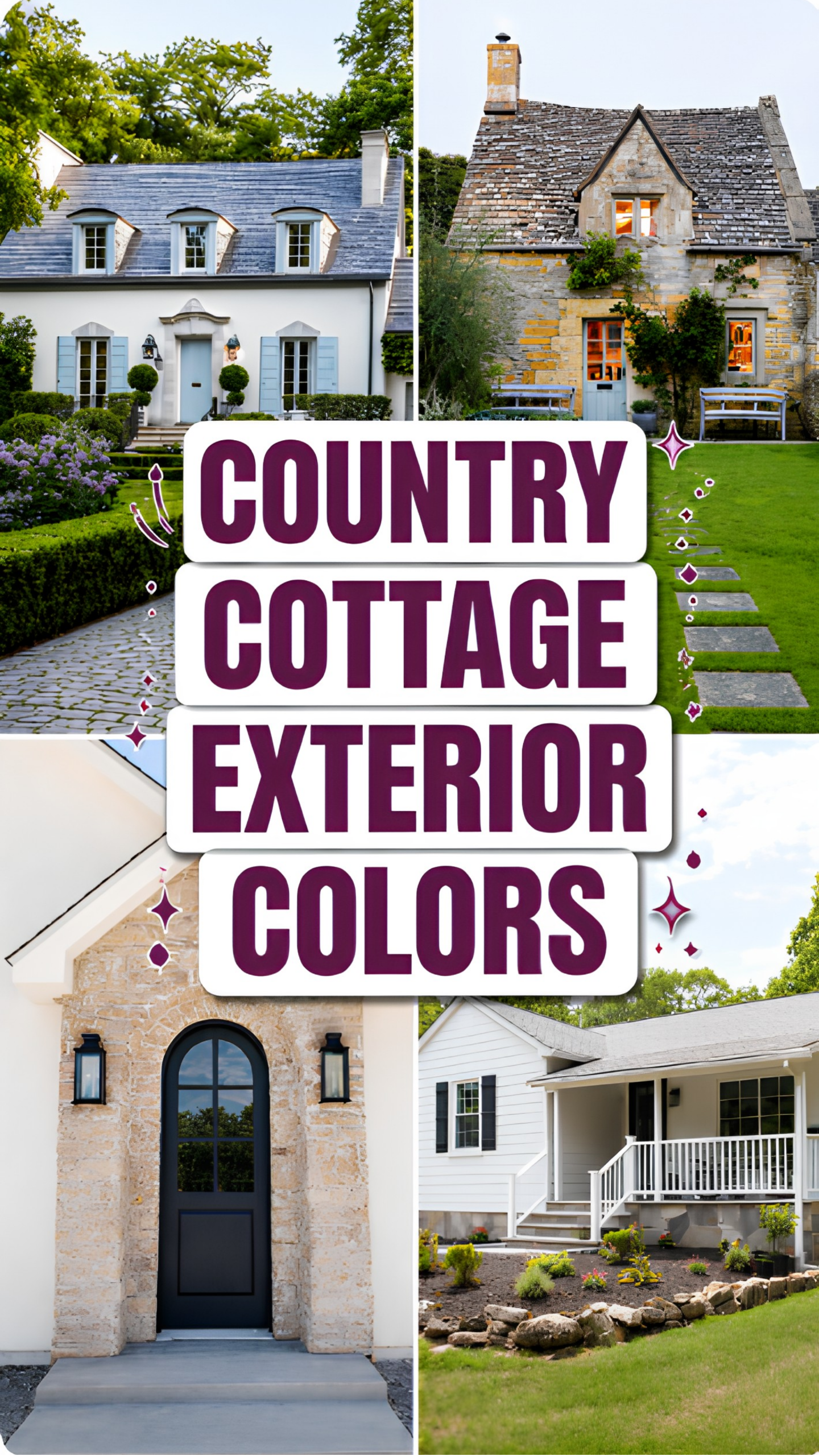 country cottage exterior colors