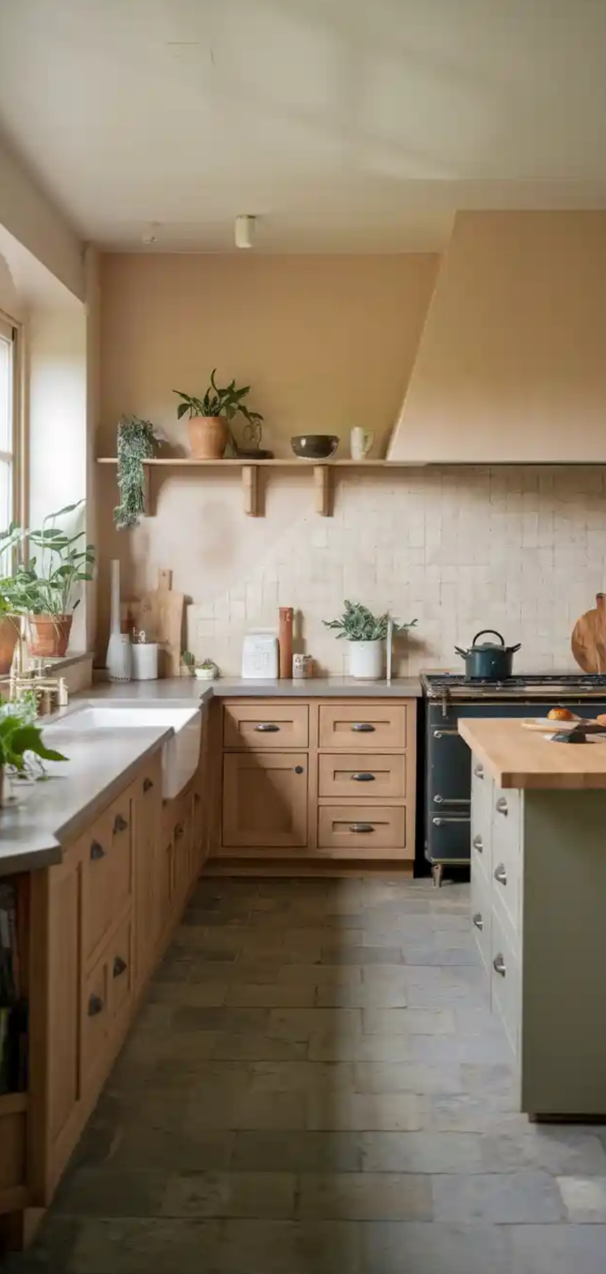 Earthy Neutral Organic Modern Kitchen Ideas
