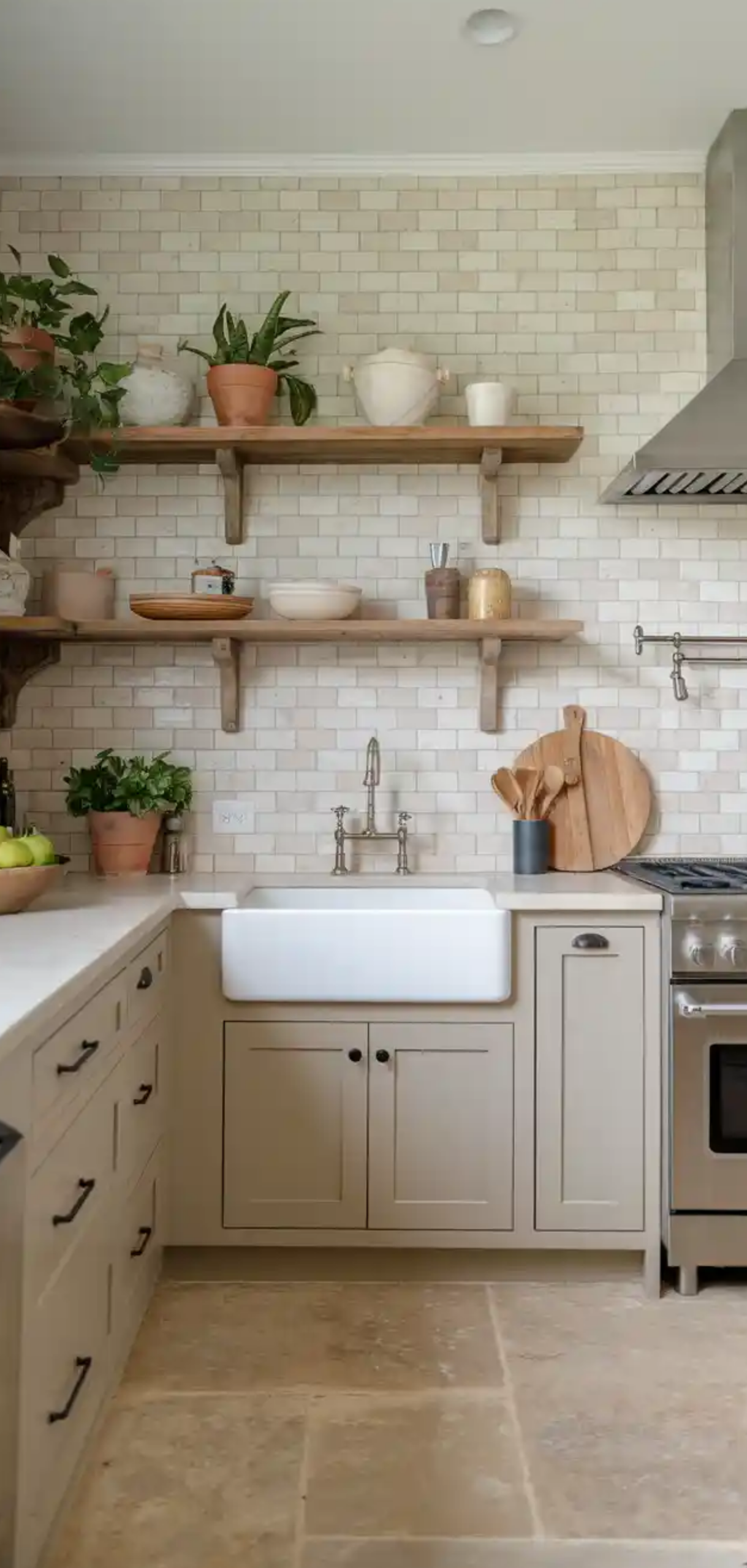 Earthy Neutral Organic Modern Kitchen Ideas