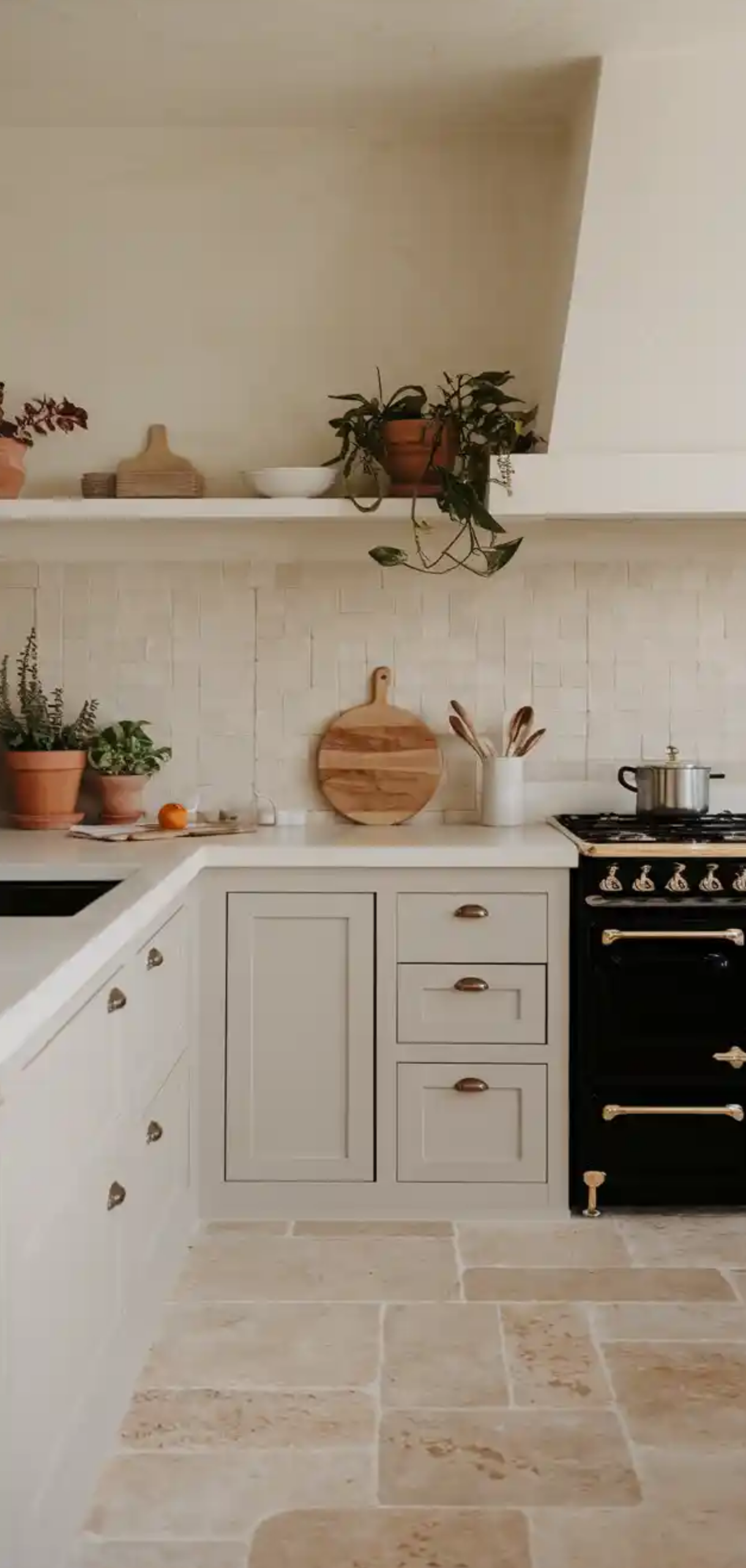Earthy Neutral Organic Modern Kitchen Ideas