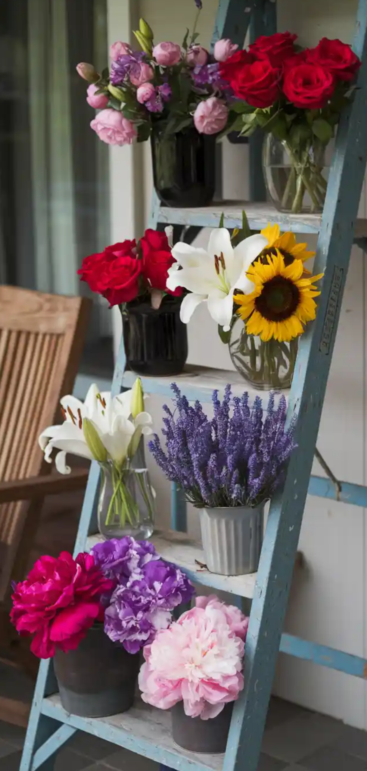 Floral-Filled Porch Garden Ideas