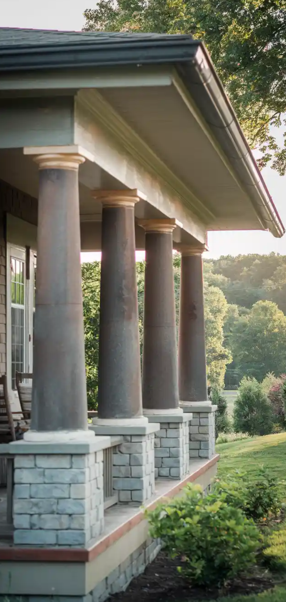 Front Porch Post Wrap Ideas