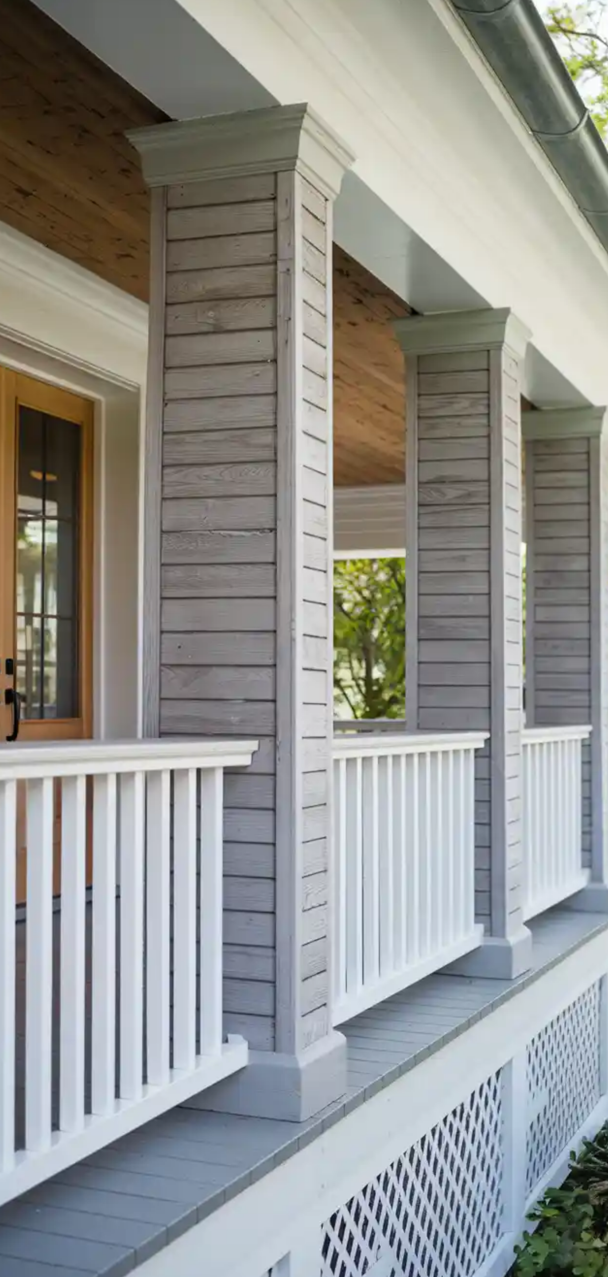 Front Porch Post Wrap Ideas