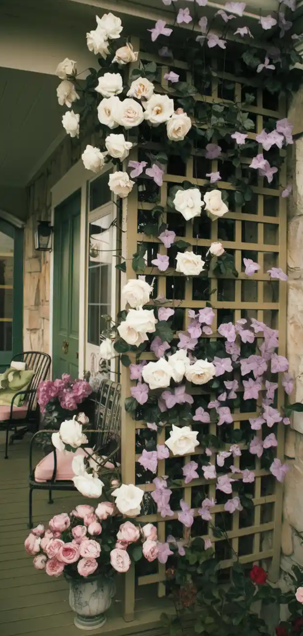 Floral-Filled Porch Garden Ideas