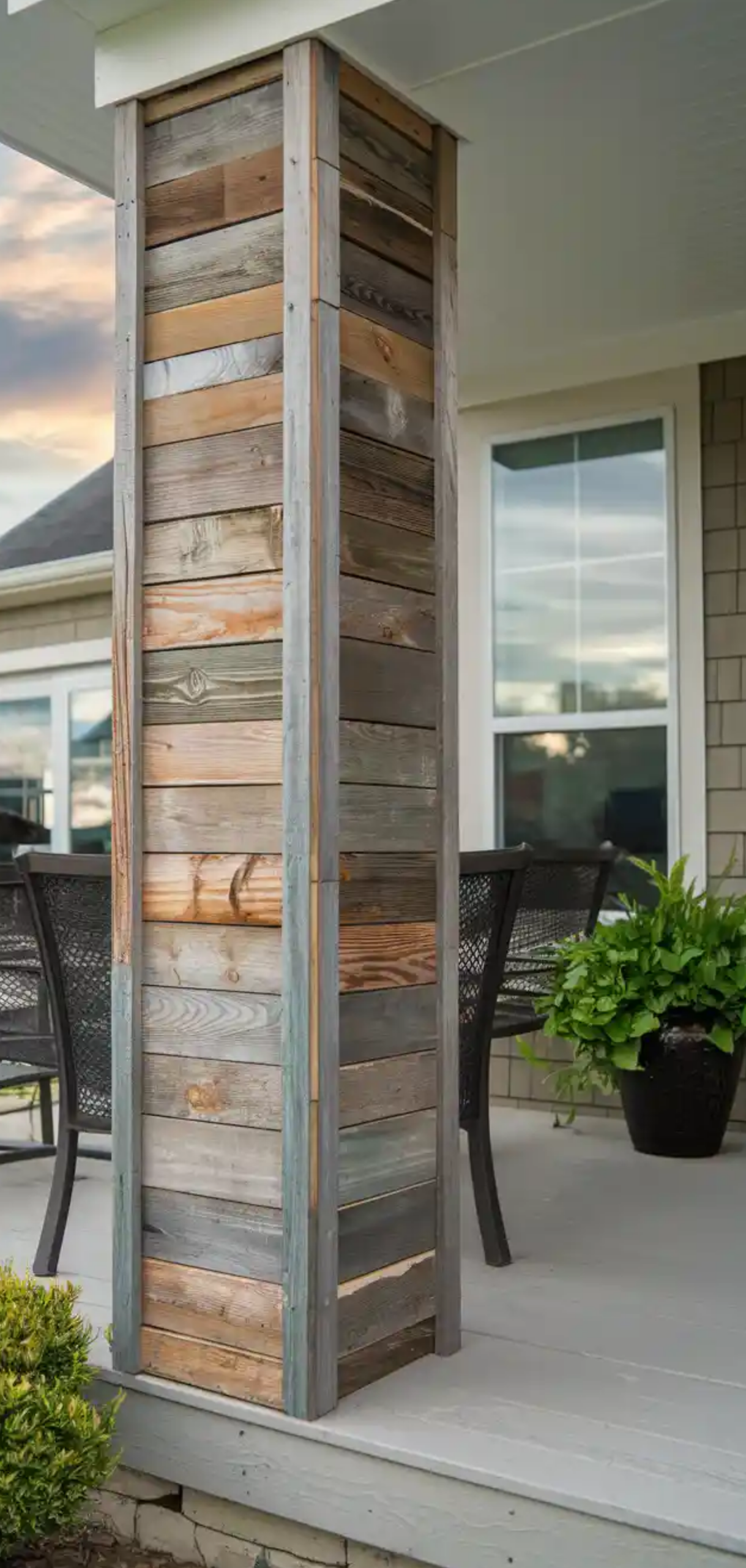 Front Porch Post Wrap Ideas