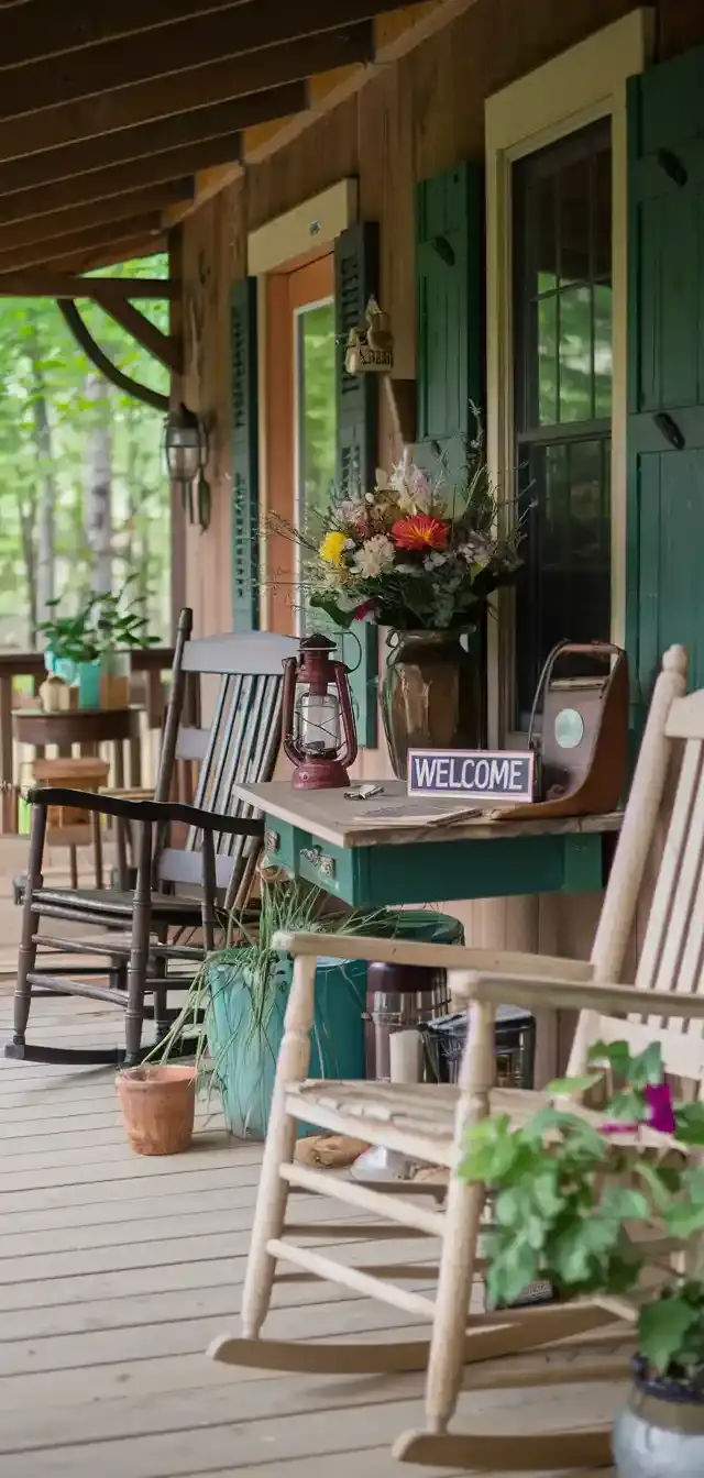 Cabin Front Porch