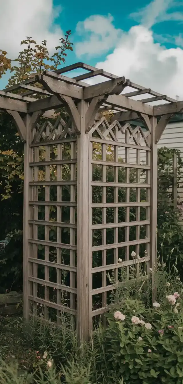 DIY Garden Trellis Ideas