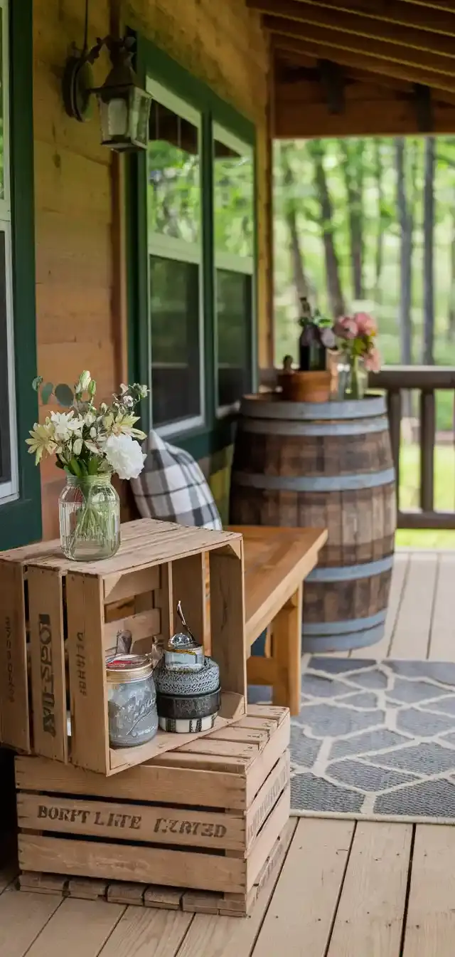 Cabin Front Porch