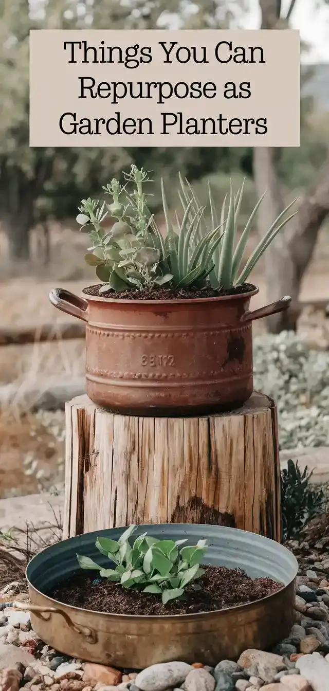 Things You Can Repurpose as Garden Planters