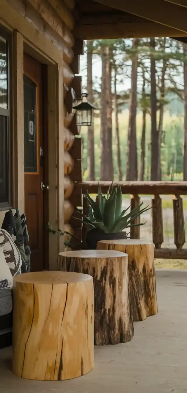 Cabin Front Porch