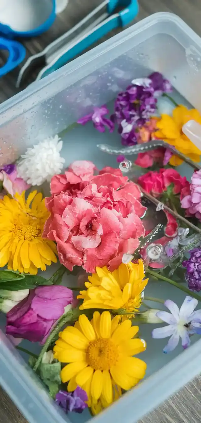 Flower Garden Sensory Play Ideas
