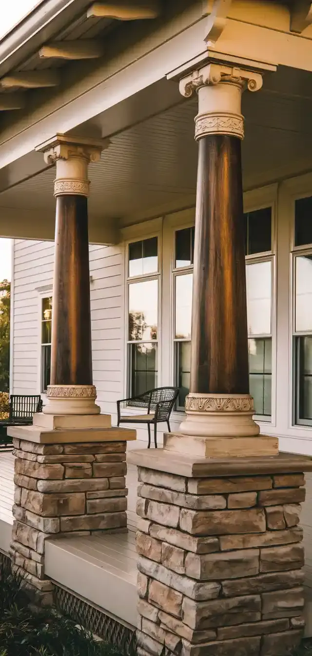 Front Porch Column Ideas