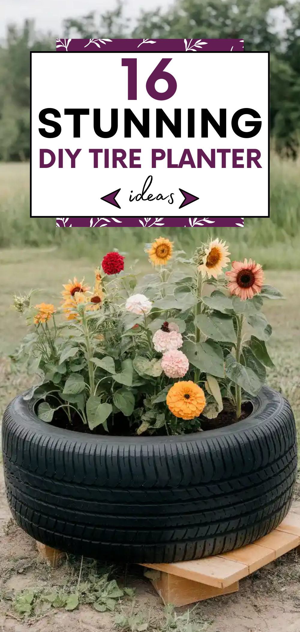 Stunning DIY Tire Planter Ideas