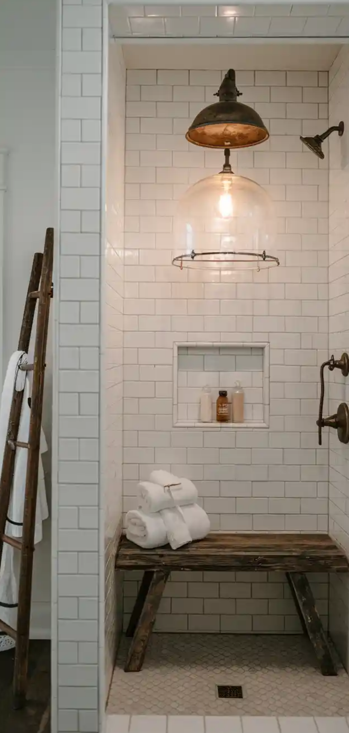 Farmhouse Shower Remodel Ideas
