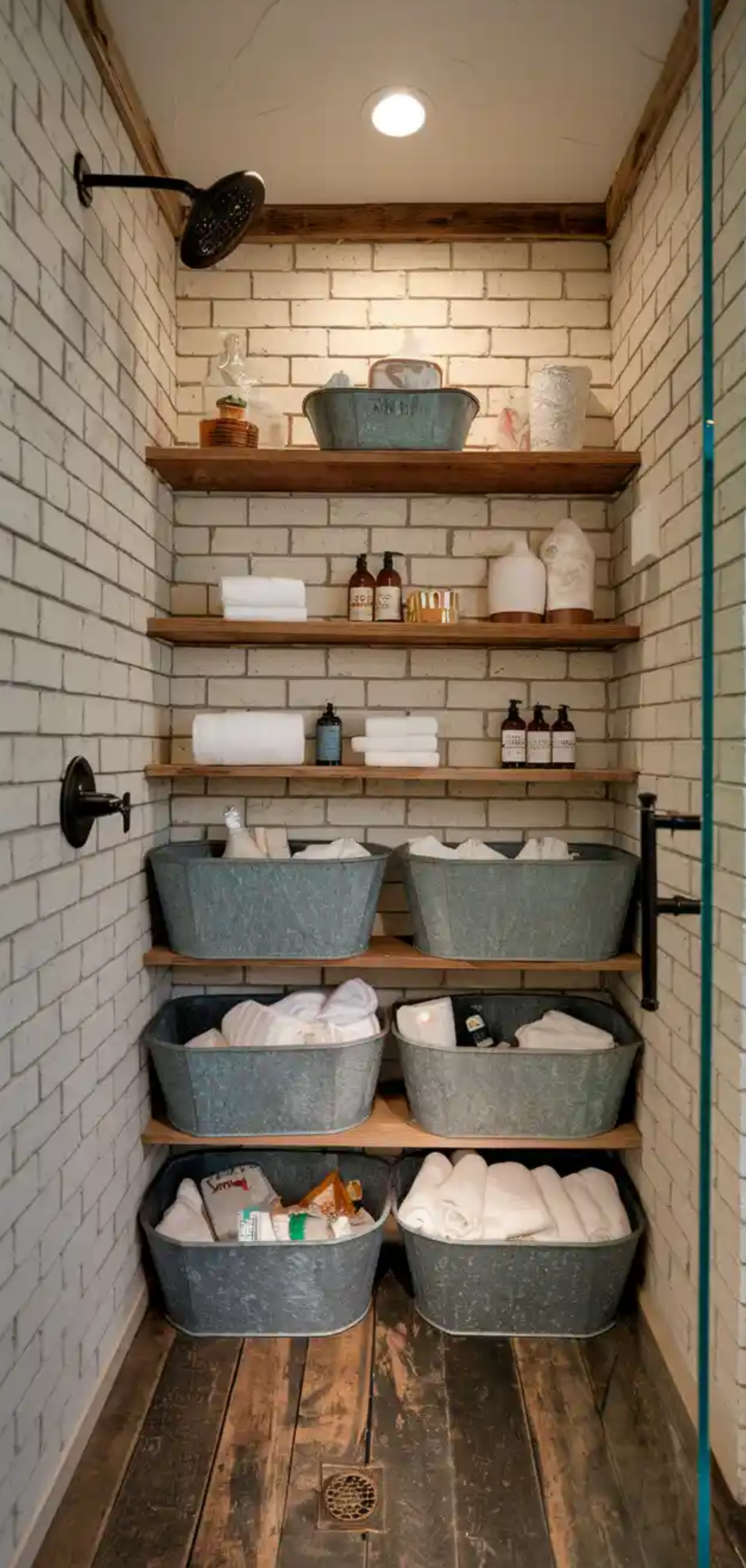 Farmhouse Shower Remodel Ideas