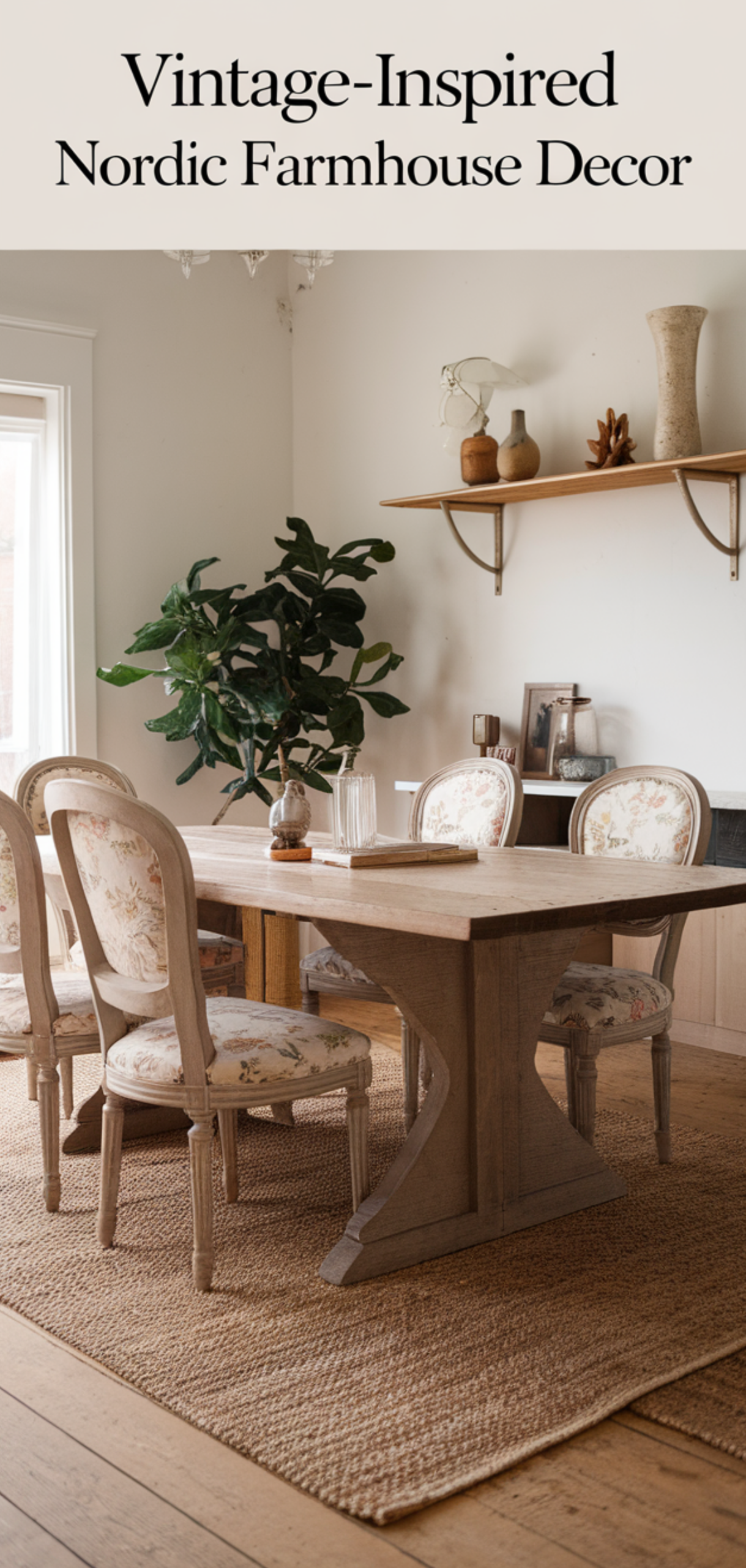 Easy Vintage-Inspired Nordic Farmhouse Decor