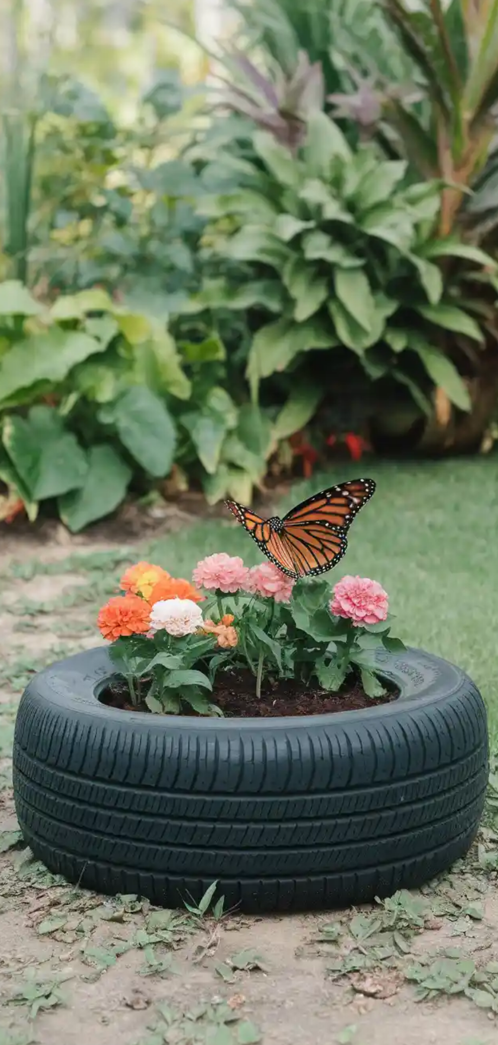 Stunning DIY Tire Planter Ideas