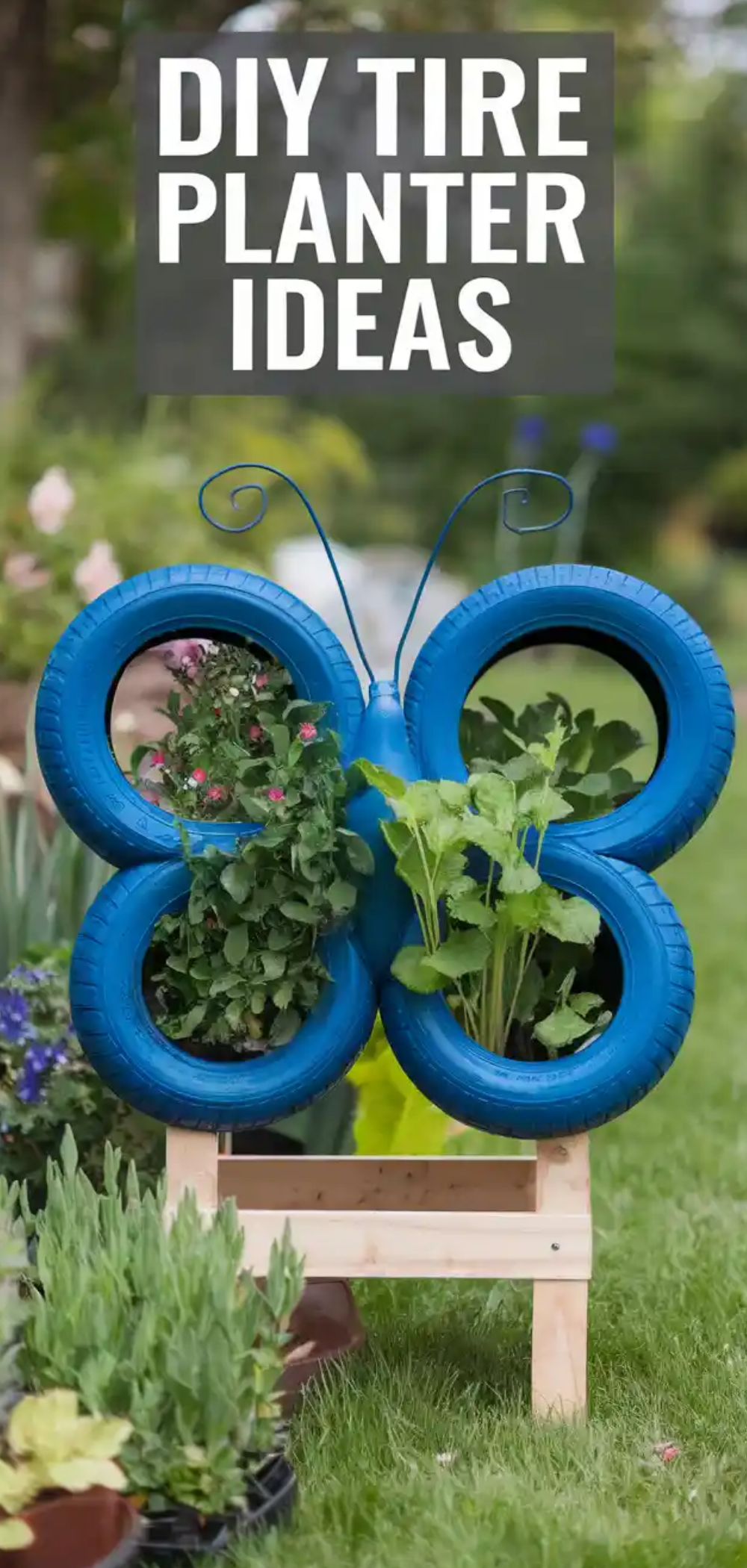Stunning DIY Tire Planter Ideas