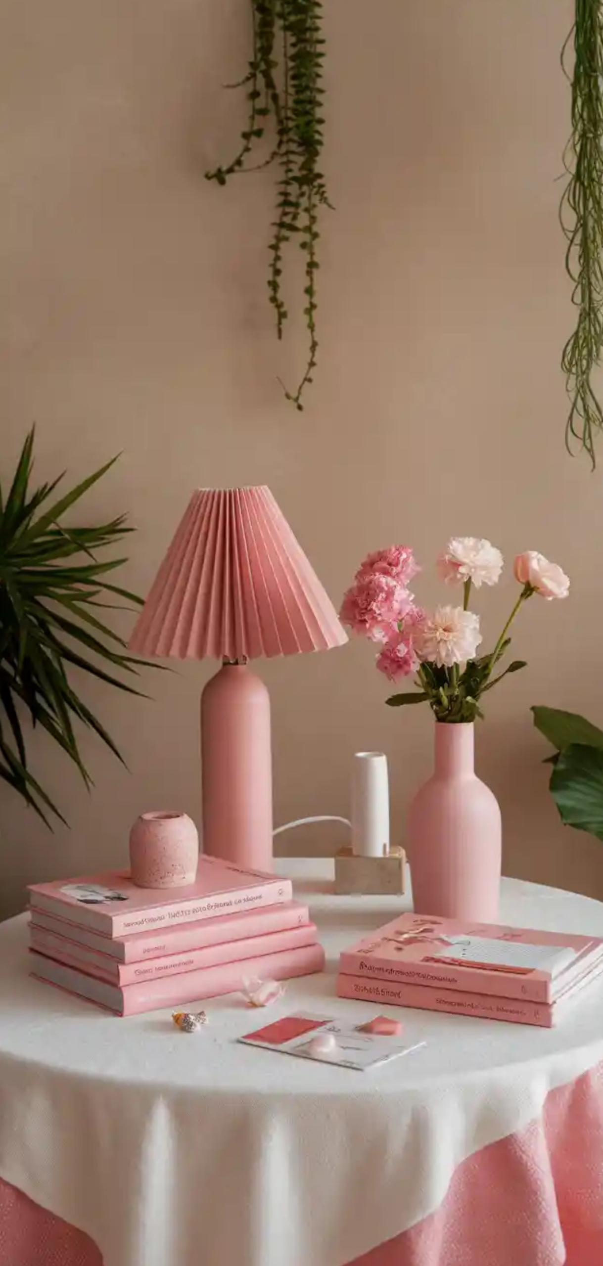 Easy Gentle Pink Accents
