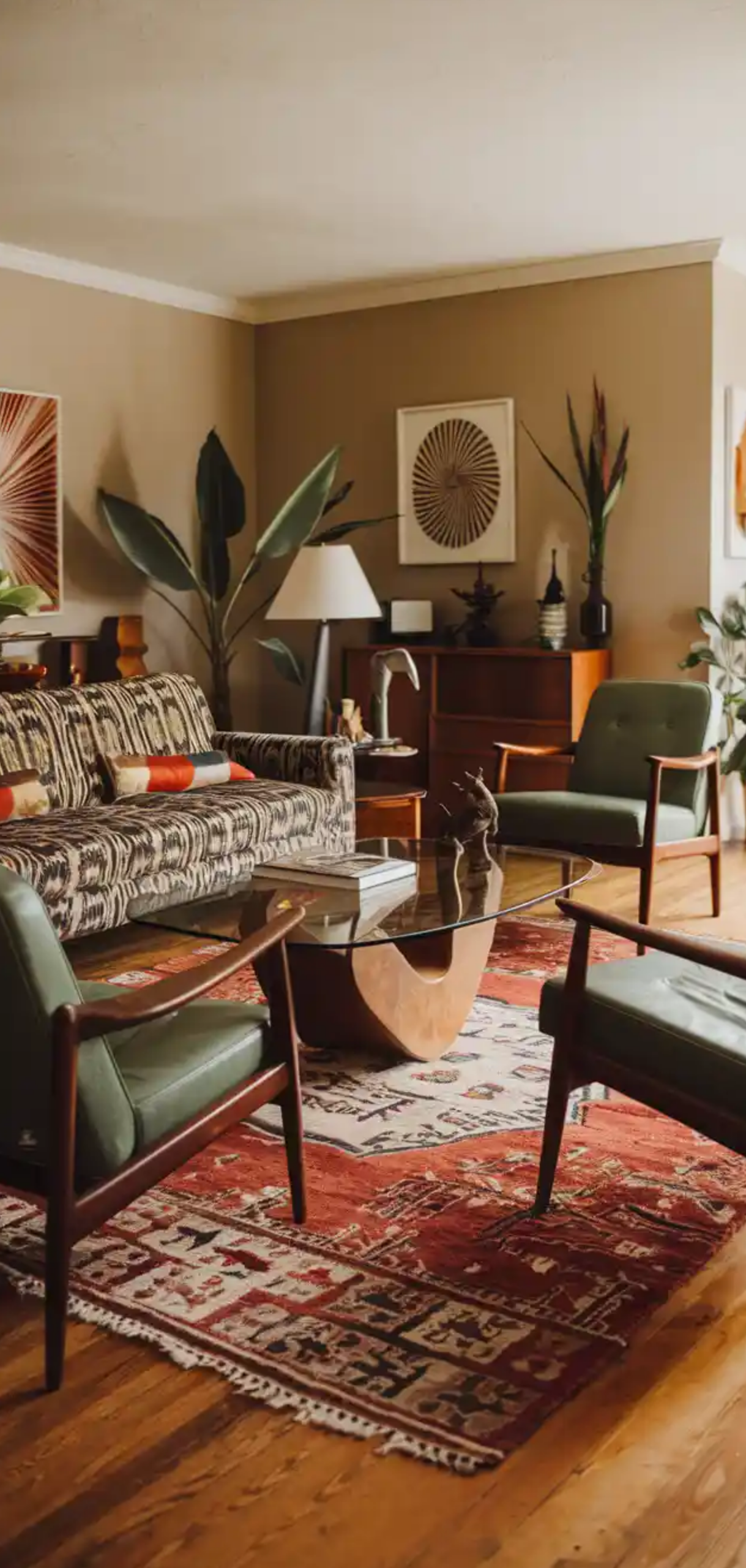 Inspiring Mid-Century Modern Eclectic Living Room Ideas