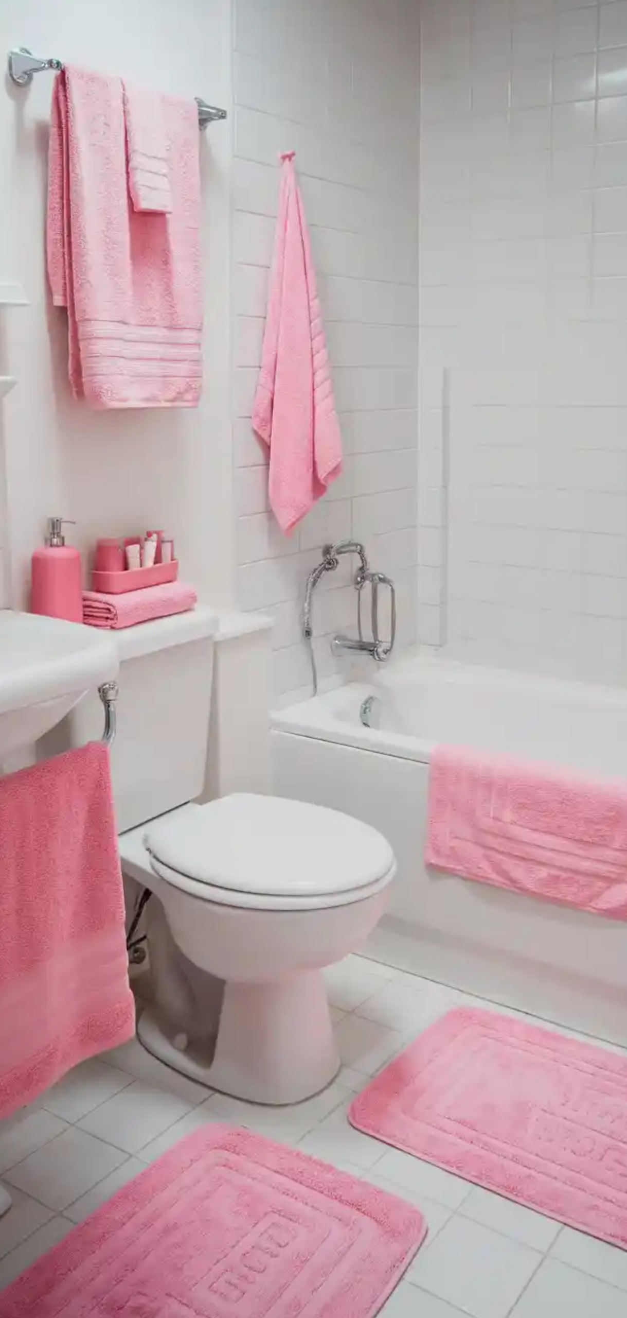 Easy Gentle Pink Accents