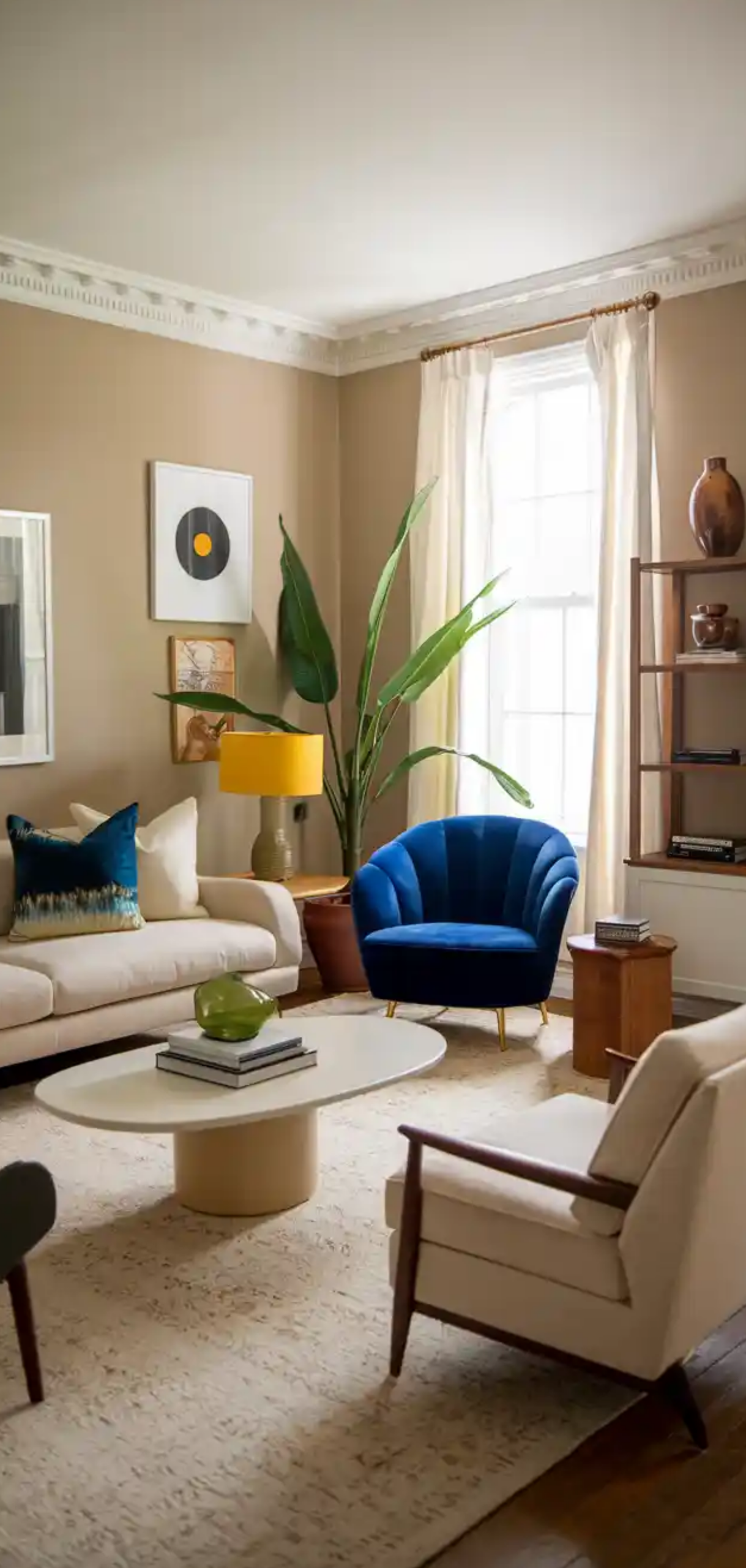 Inspiring Mid-Century Modern Eclectic Living Room Ideas