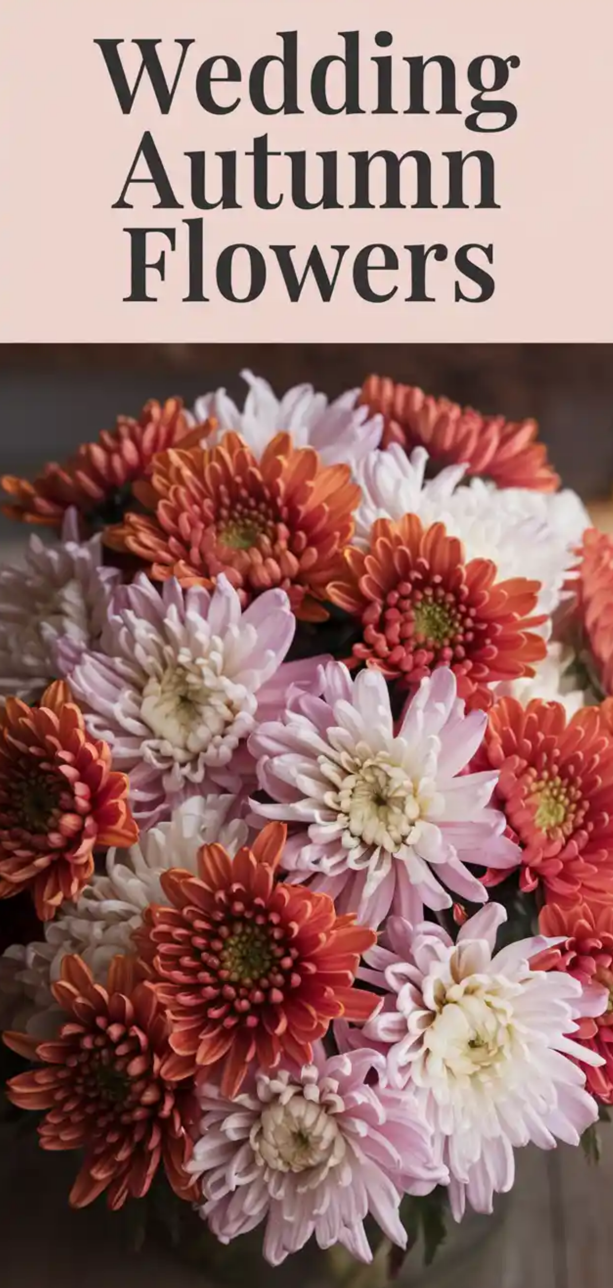 Breathtaking Wedding Autumn Flowers