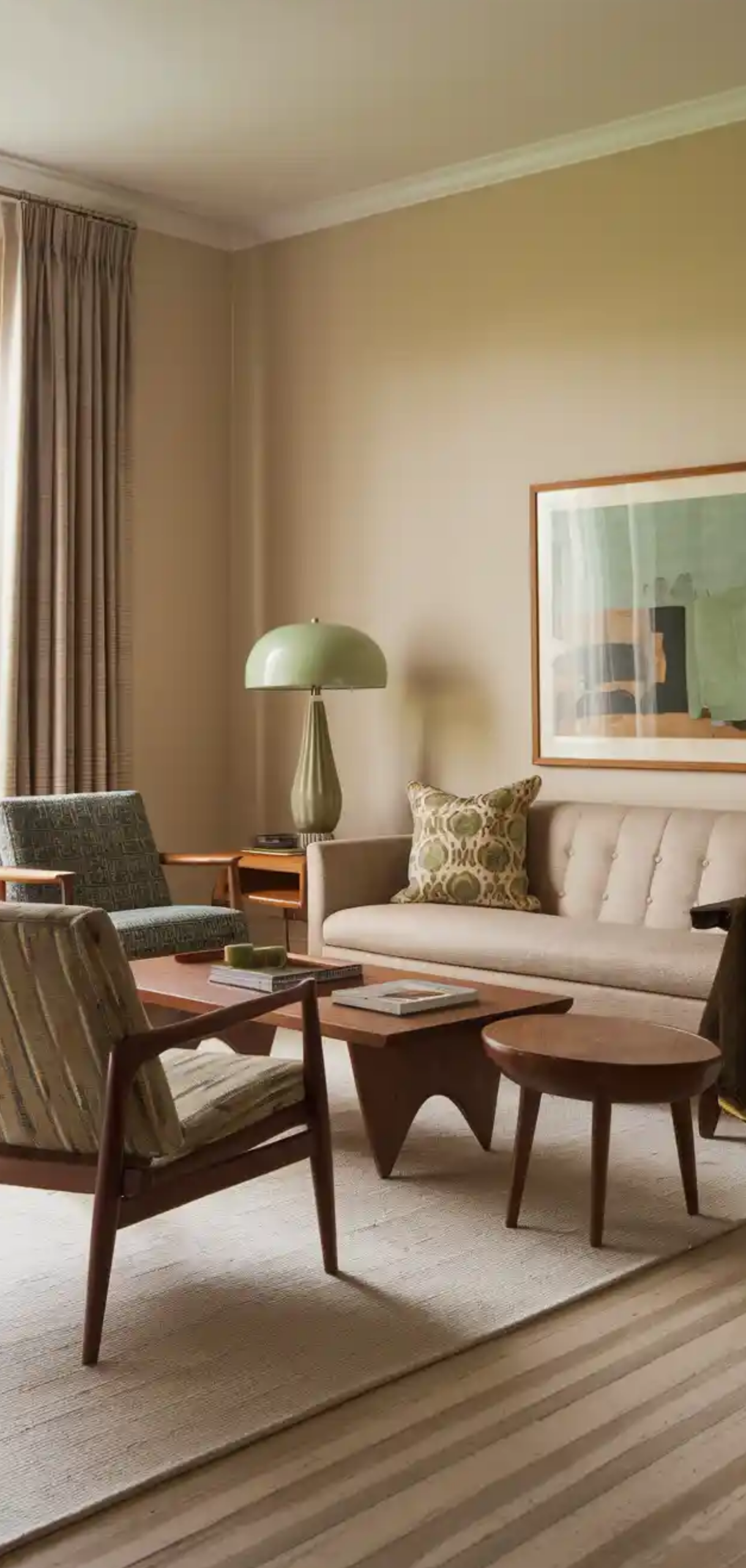 Inspiring Mid-Century Modern Eclectic Living Room Ideas