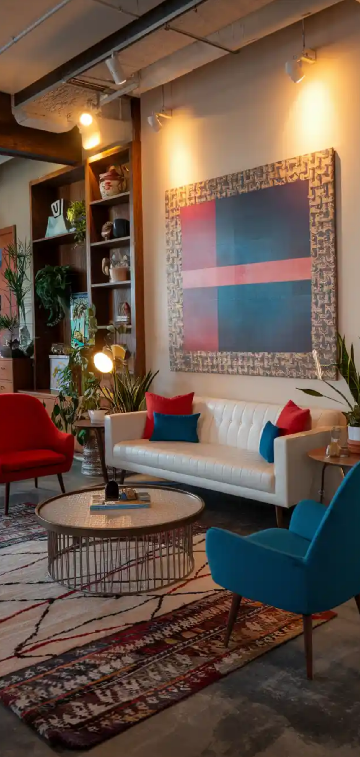 Inspiring Mid-Century Modern Eclectic Living Room Ideas