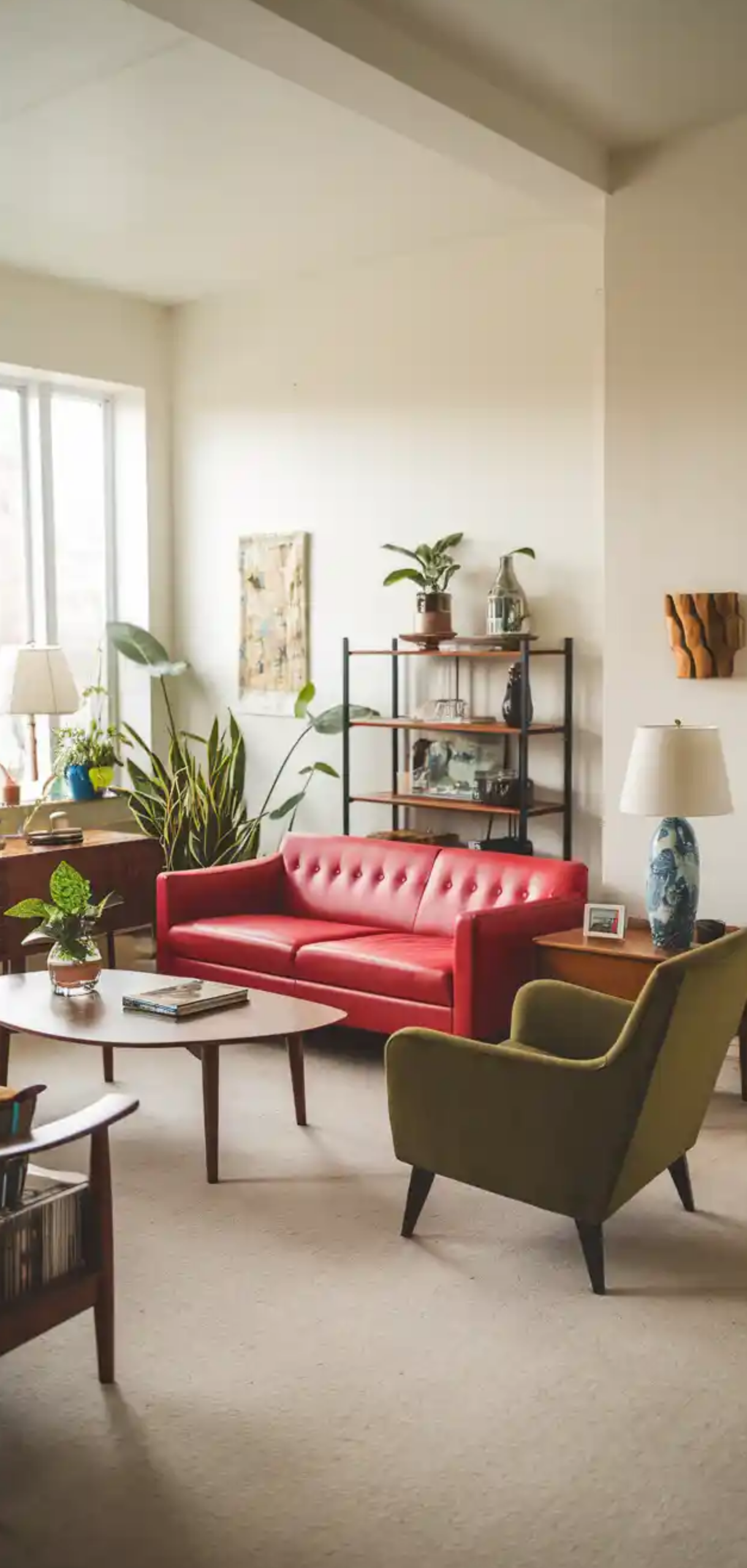 Inspiring Mid-Century Modern Eclectic Living Room Ideas