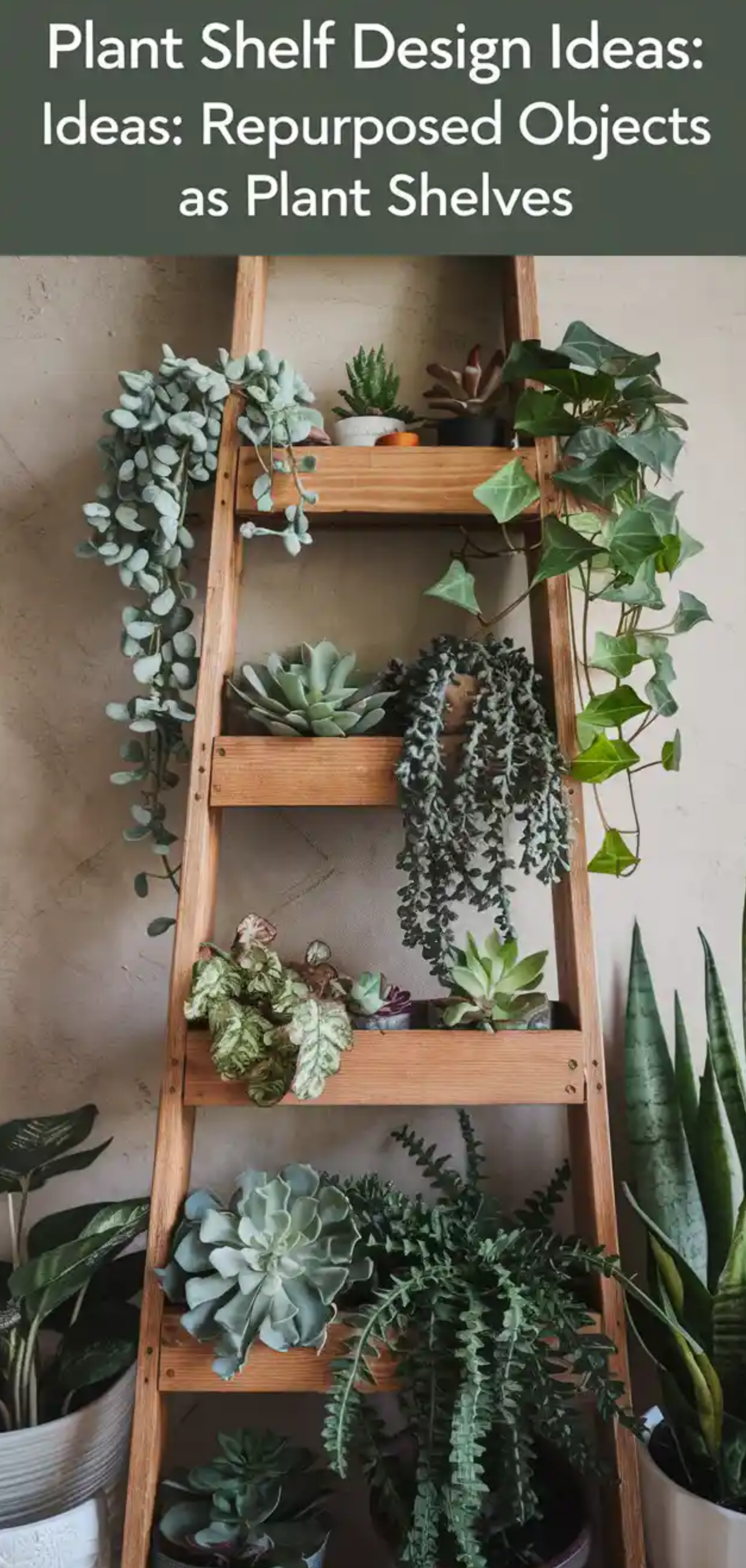 Beautiful Plant Shelf Design Ideas